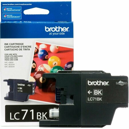 BROTHER INTERNATIONAL Black Ink Cart LC71BK